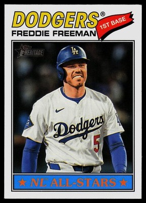 2026 Topps Heritage #350 Freddie Freeman Los Angeles Dodgers