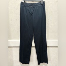 Armani Collezioni Women's Dark Navy Blue Straight Leg Dress Pants Size 6