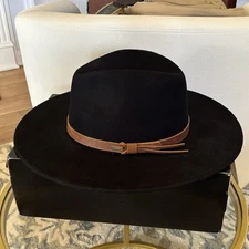 Brixton Field Proper Hat Medium Black New With Tags Awesome! 
