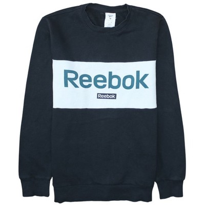 Schwarzer Pullover Sweatshirt Herren UK Größe M Reebok