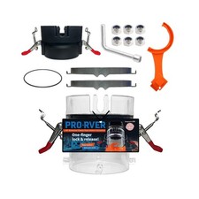 FULL SET RV Sewer Hose Connector   Patented Push-Lock  Clamp-Lock System,