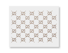 GG Pattern Stencil &ndash; GG Logo Stencil &ndash; GG Pattern Template - Monogram Canvas