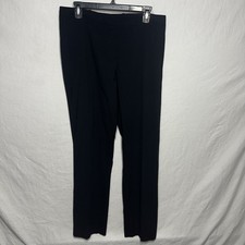 Calvin Klein Women's 10 Black Slim Fit High Rise Ankle Dress Pants