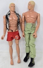 Vintage Lot Of 2 GI Joe Action Figure 12 Acti...