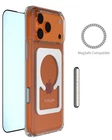 MagBak Case iPhone 17 Pro Max MagStick Mount Anywhere + Screen Protector Clear