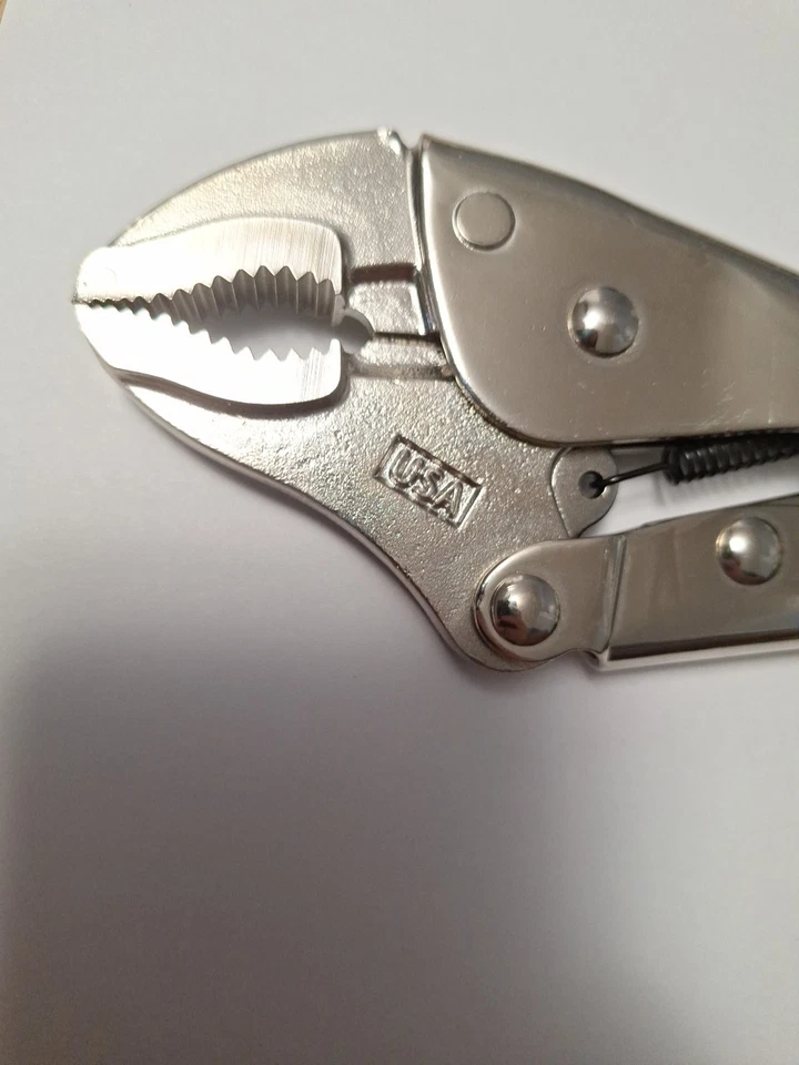 Malco Eagle Grip LP10WC 10” Curved Jaw Locking Pliers Made in USA  - Image 3 of 4