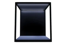 Moducase DF60 Display Case- IN HAND, READY TO SHIP. Black Felt Base; LED Strip.