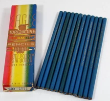 12 Count Eagle Turquoise Prismacolor Chemi Sealed Colored Pencils True Blue 903