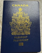 RETIRED “CANADA” PASSPORT Notebook PROP - PASSPORT - MOVIE PROP🎥