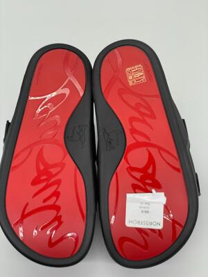 Christian Louboutin DADDY POOL DONNA Spiked Studded Flat Slide