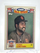 1990 Topps Glossy All-Stars Tony Gwynn Baseball Card #8 Mint FREE SHIPPING