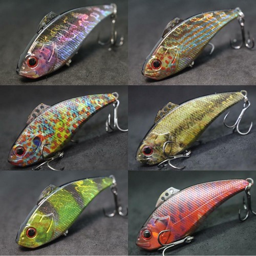 Lipless Fishing Lure wLure 2/3 oz Lifelike Sinking For Bass fishing HL773 - Picture 5 of 68