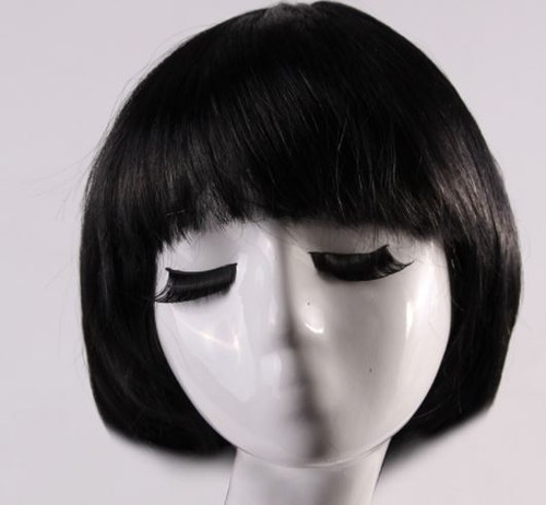 Womens Short Straight BOB Wigs Hair Sleek Synthetic Cosplay Party Wig Bang Girls - Picture 2 of 11
