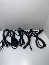 LOT OF 5 3 Prong US EU Plug AC Power CorD for Laptop PC Adapter Supply EN TV