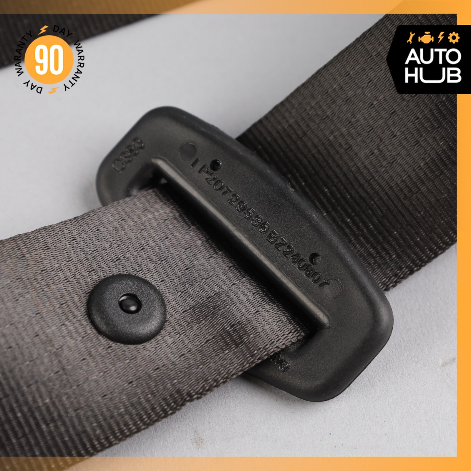 08-19 Maserati GranTurismo M145 Rear Left Driver Side Seat Belt Black OEM