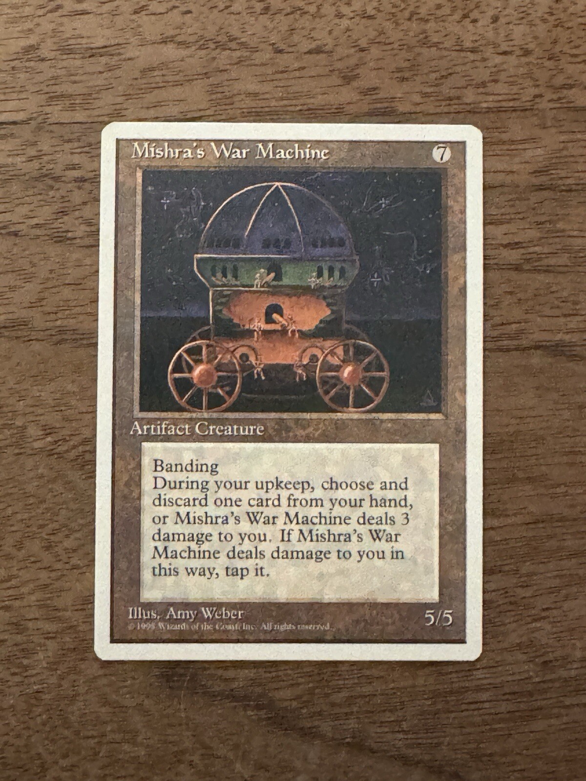 Mishra’s War Machine NM+ NEVER PLAYED MTG Fourth Edition 4th Magic FAST SHIPPING