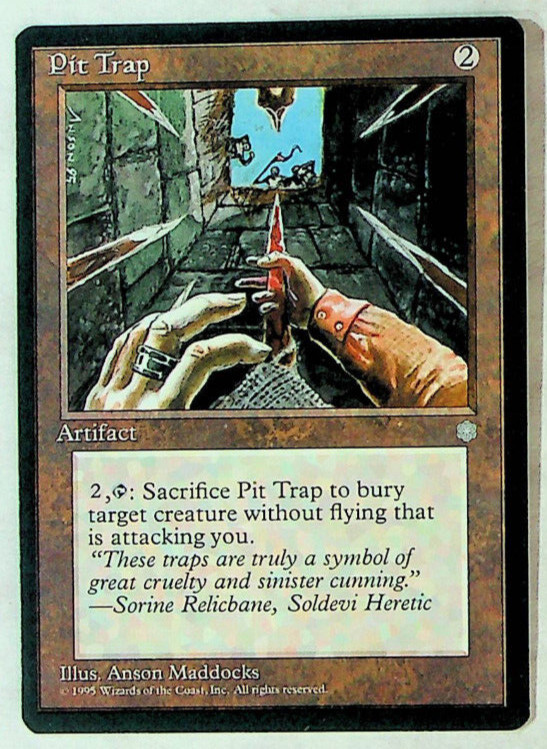 Pit Trap - Ice Age - 1995 - Magic the Gathering