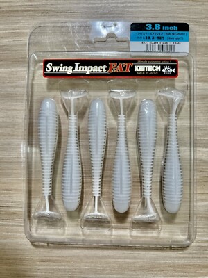 Keitech Swing Impact Fat Paddle Tail Swimbaits, Bass Fishing, Free Shipping! NWT