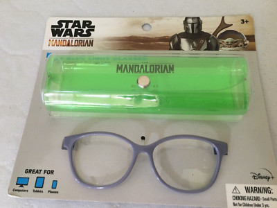Star Wars Mandalorian Kids Blue Light Blocking Glasses Baby Yoda New