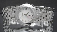 Gucci YA055501 Diamond Mother-of-Pearl Dial 5500L Series Women's Watch 1,250