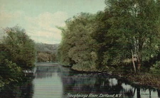 Postcard NY Cortland Tioughnioga River Divided Back Posted 1911 Vintage PC L7301