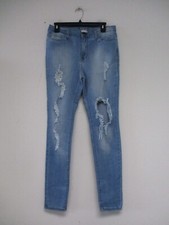 Aphrodite Women's Jeans Size 15 Blue Skinny Stretch 32x30 Denim