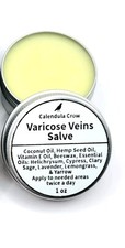 Varicose Veins Salve - Leg Vein Support, Spider Veins - 1 Oz Tin
