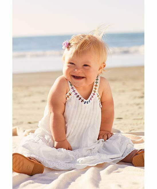 matilda jane along the beach dress White Rainbow Trim Dreamy Day Yoke 18-24 months Size:Adult | 39|R Long Sleeve Make a dynamicprice Usmc Dress Blue Alpha