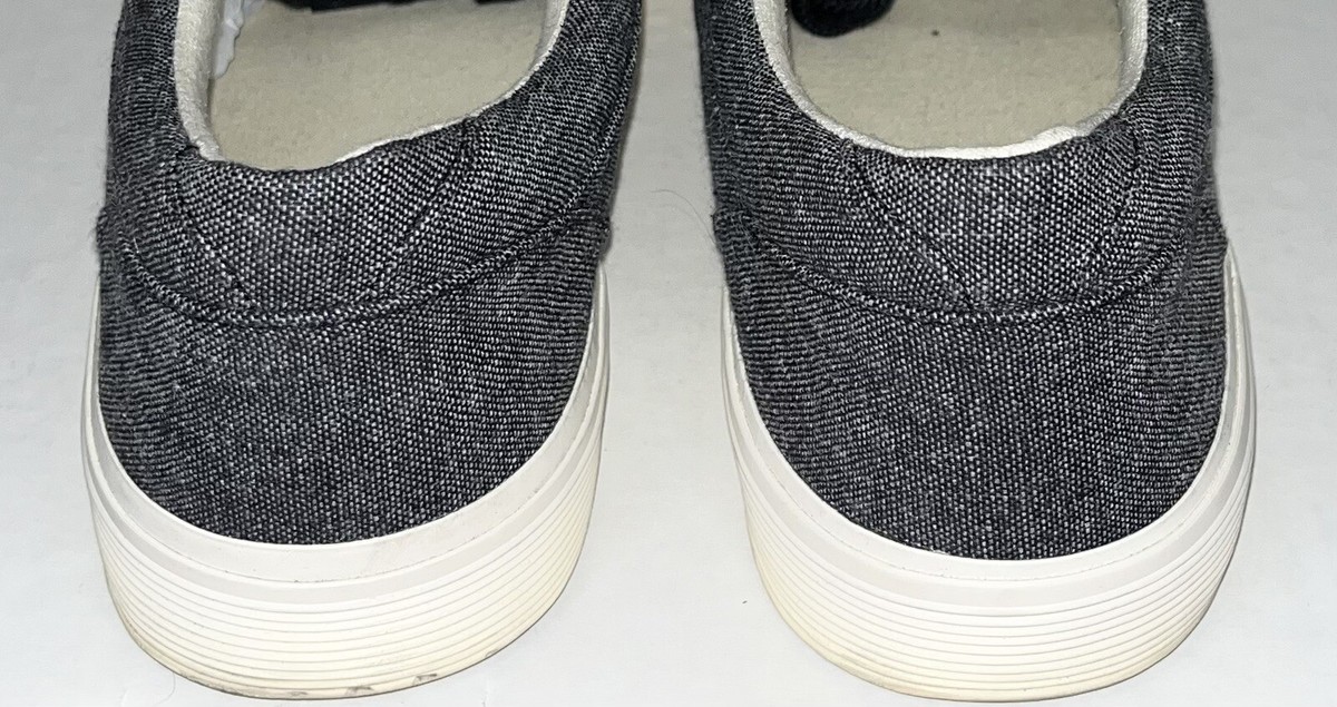 RALPH LAUREN Felton mens canvas sneaker shoe Polo gray 