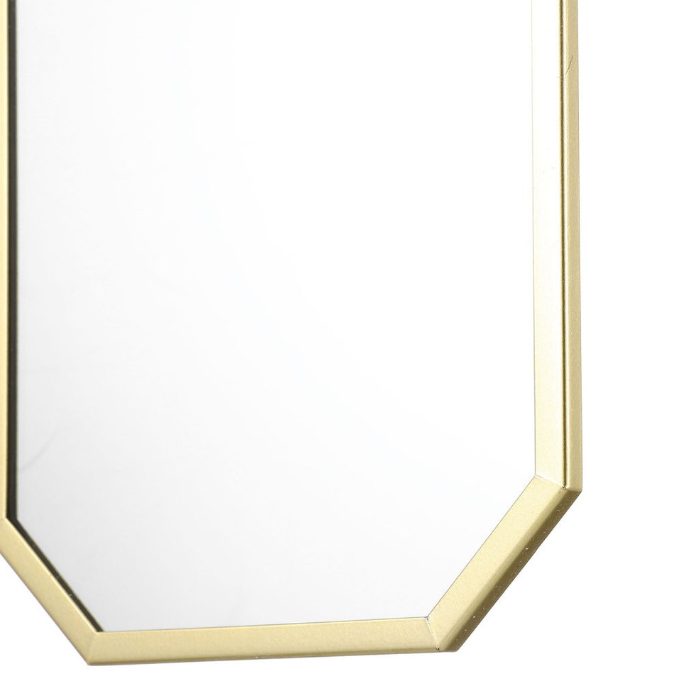 Gold Decor Wall Mounted Vanity Mirror Cosmetic Hanging Multifunction