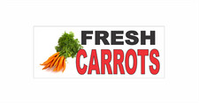 Full Color FRESH CARROTS BANNER Sign NEW