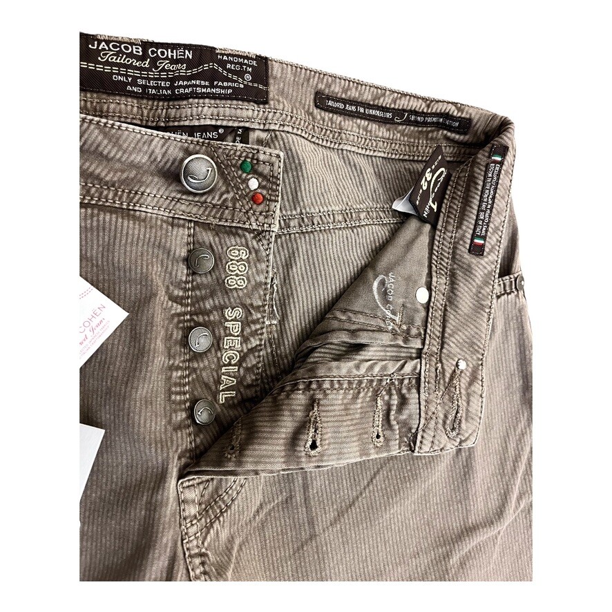 JACOB COHEN J688 28インチ ベージュ Jacob Cohen J688 Vintage Men's Pants Jeans Beige Brown