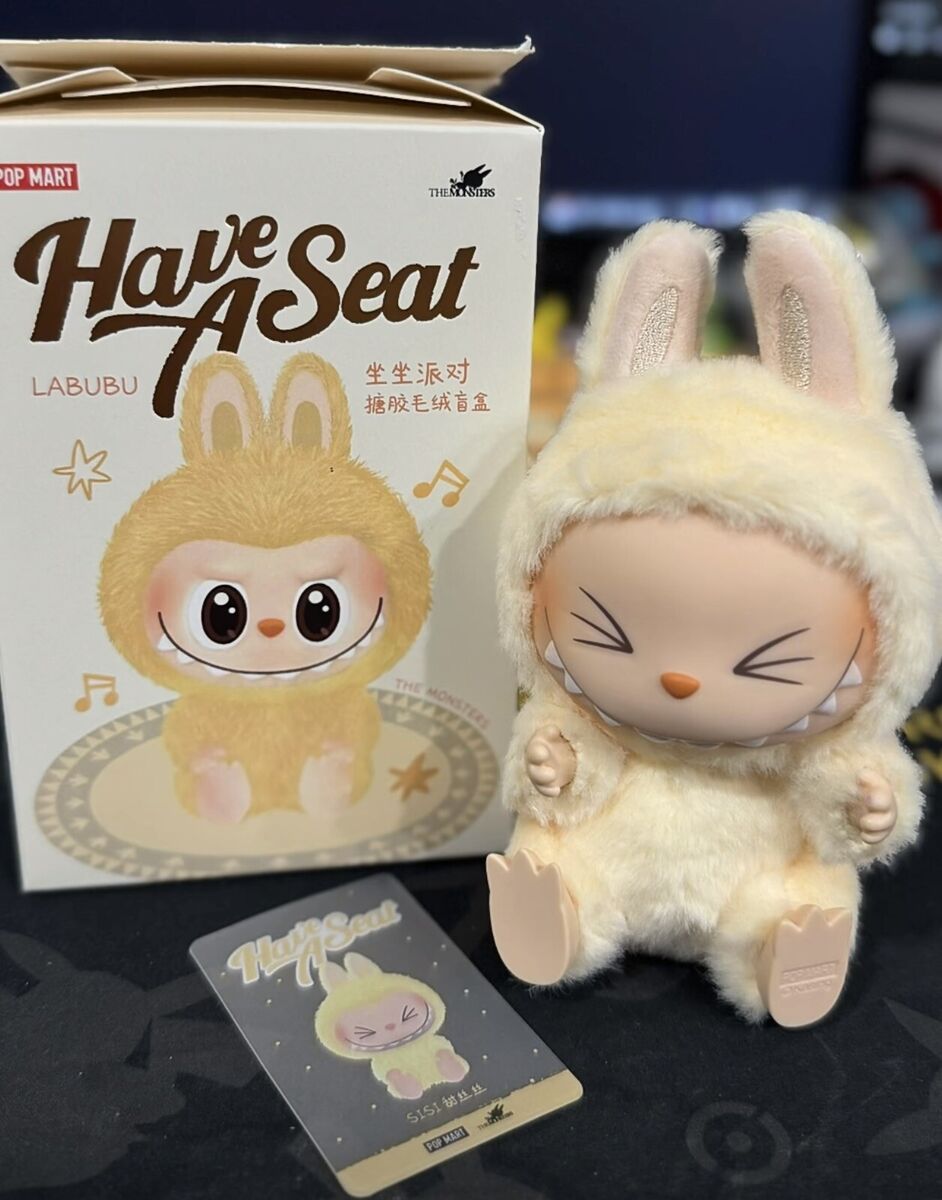 POP MART LABUBU The Monsters Have A Seat Series Vinyl Plush POP MART LABUBU The Monsters Have A Seat Series Vinyl Plush