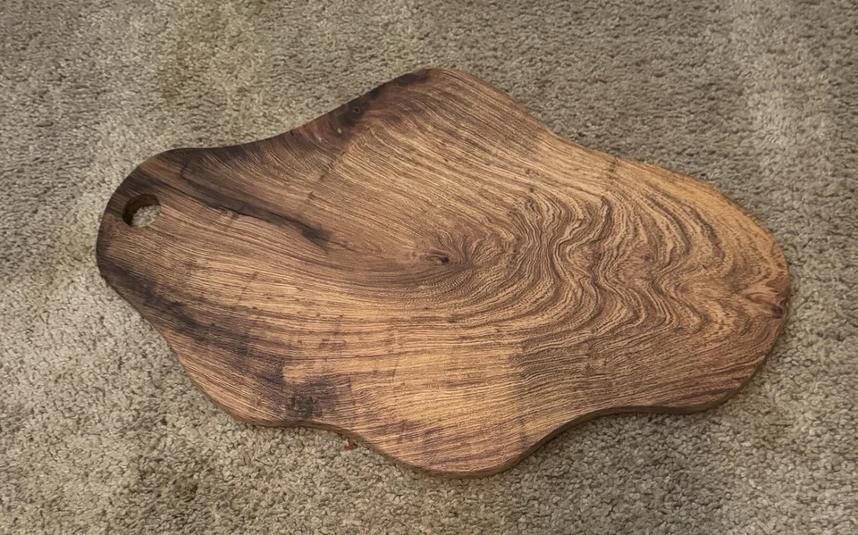 Lot Of 4 🔥 Solid AZ Mesquite Cutting Board W/ Turquoise Inlay 17” L - Image 3 of 4