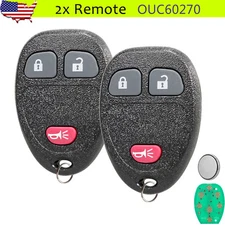 2 For 2007 2008 2009 2010 2011 2012 2013 Chevrolet Silverado Remote Key Fob 3B