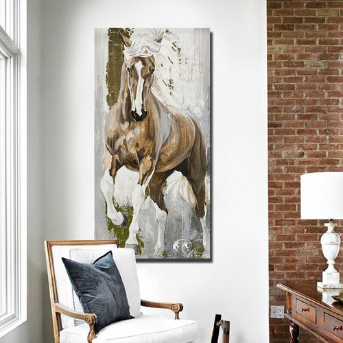 Cuadros de caballos vintage lienzo pinturas impresiones carteles animales arte de pared decoración - Imagen 2 de 9