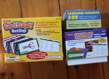 3 language learner ESL ELL cards/games