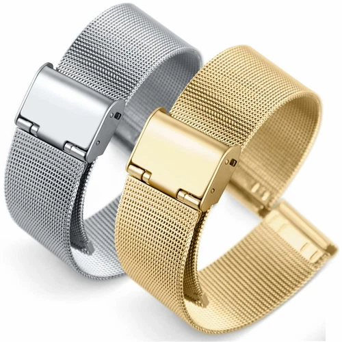 Mesh 0.4 Wire Metal Band 8-24mm Replacement Watch Strap Stainless Steel Bracelet - Picture 7 of 18