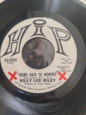 Billy Lee Riley Going Back To Memphis Hip Records D.J. Promo 7 Zoll selten 