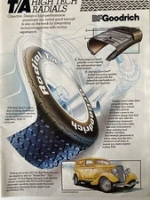 1981 B.F. Goodrich T/A High Tech Radials Tire Print Ad