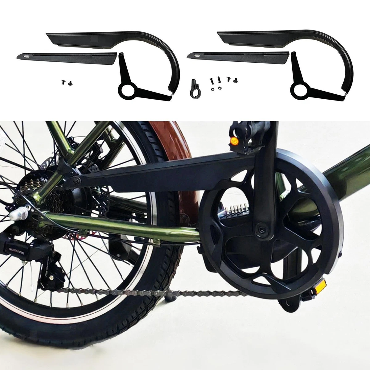 Bicycle Chain Guard Chain Cover 48 52T Lightweight Outdoor Cycling for Cycling