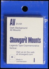 Showgard Mounts - AV Dark Background - 1 pkg of 40 Mounts