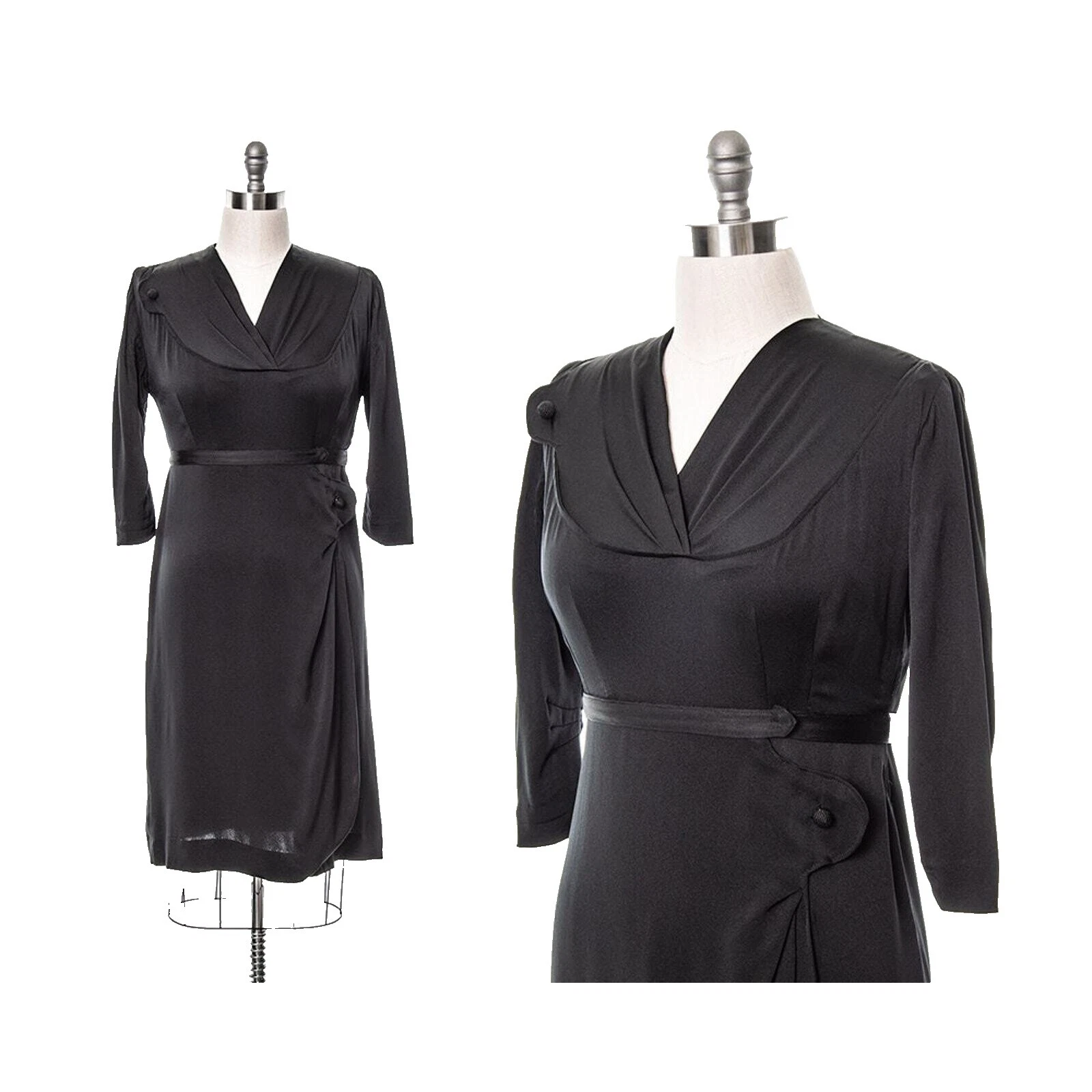 Eveningwear 100% Silk Vintage Clothing 1930s Decade for Women