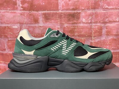 NEW BALANCE 9060 TEAM FOREST GREEN BLACK SUEDE MEN'S SIZE 17 NEW