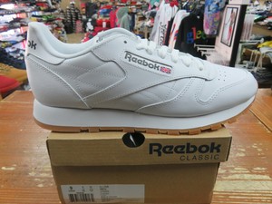 reebok classic leather white gum mens