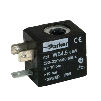 Magnetventil Magnetspule Parker WB4,5 6W 220-230V/50-60Hz Ugolini Bras MT GL