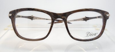 Diva 5463 100 51-18 Rhinestone Eyeglass Optical Frames Glasses