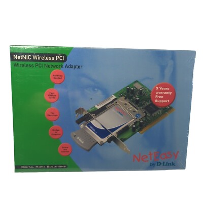 Neteasy By D-Link DRC-500 Wireless PCI Network Adapter For Desktop NetNIC 11Mbps