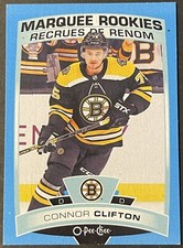 2019 Upper Deck O-Pee-Chee Update Marquee Rookies Blue Connor Clifton Rookie RC