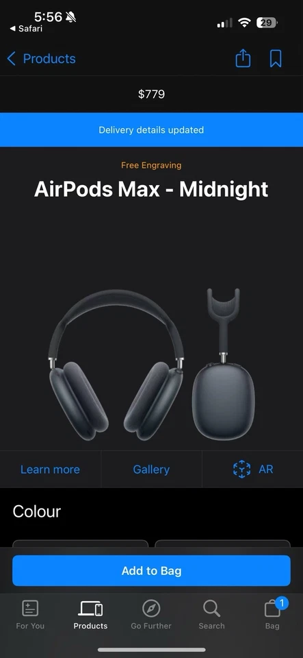 NEW AirPod Max 2024 Black - Image 3 of 3